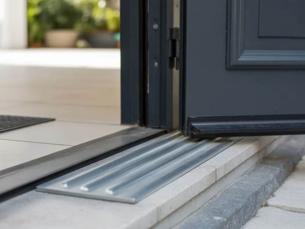 Jak wykończyć próg przy drzwiach, aby uniknąć zimna i hałasu